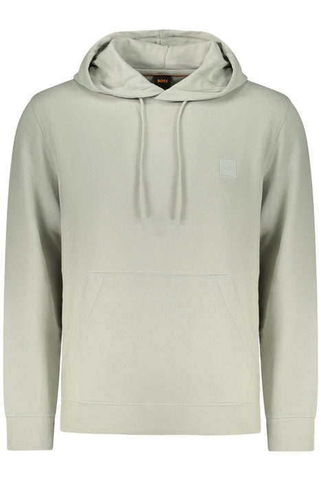 Boss Mens Gray Zip-Up Sweatshirt
