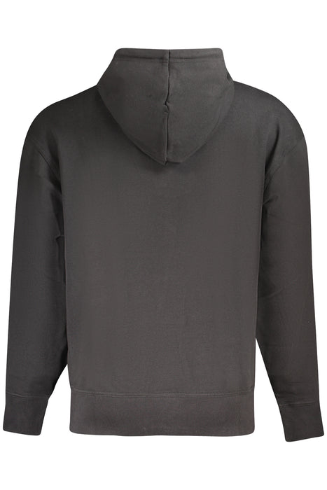 Boss Mens Black Zip-Less Sweatshirt