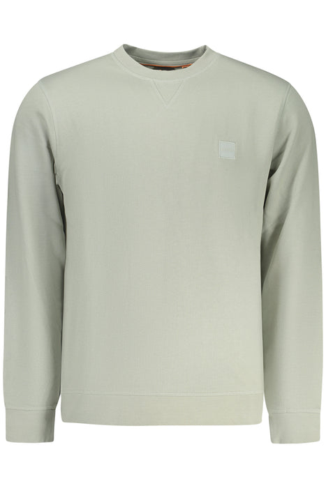 Boss Mens Zip-Up Sweatshirt, Green