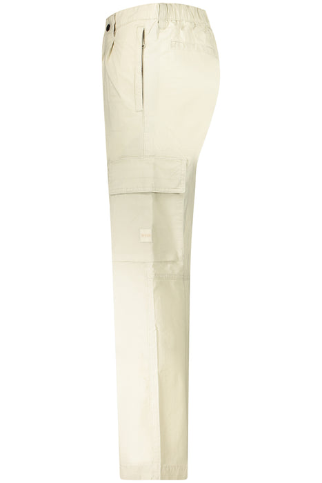 Boss Mens Trousers Beige