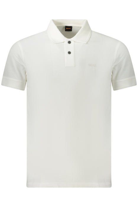 Boss Polo Short Sleeve Men White