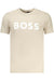 Boss Mens Short-Sleeve T-Shirt Beige
