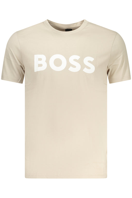 Boss Mens Short-Sleeve T-Shirt Beige