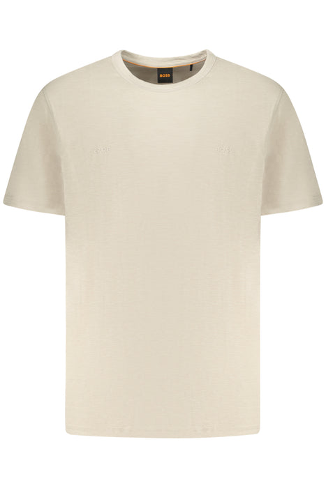 Boss Mens Short-Sleeve T-Shirt Beige