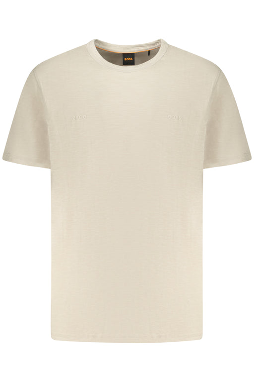 Boss Mens Short-Sleeve T-Shirt Beige