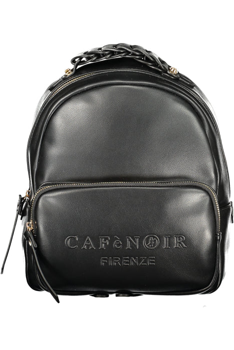Cafenoir Womens Black Backpack
