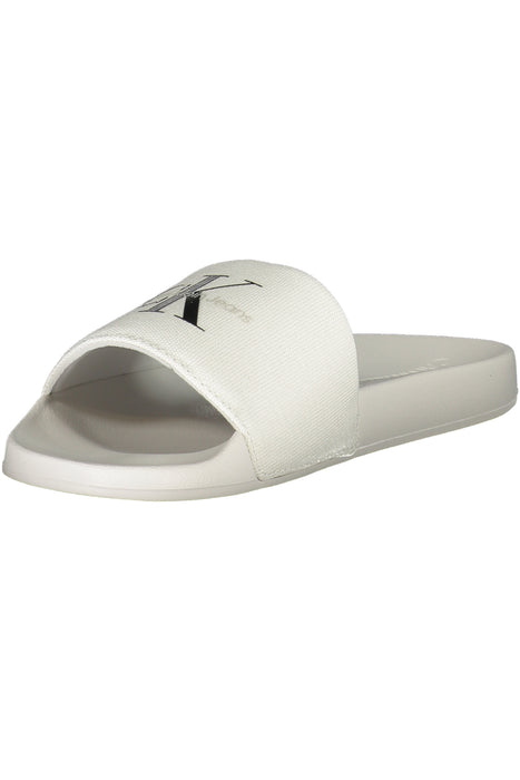 Calvin Klein Womens Slipper Footwear White