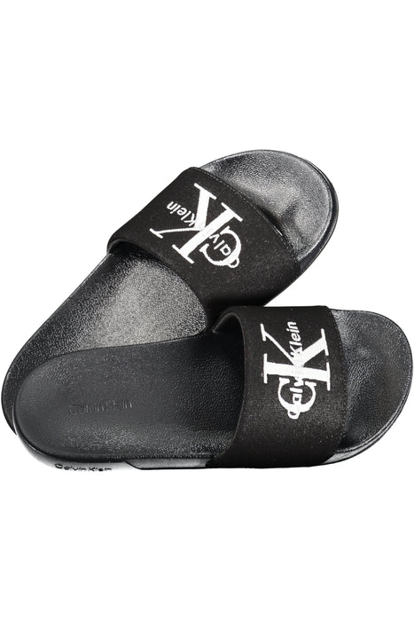 Calvin Klein Mens Black Slipper Footwear
