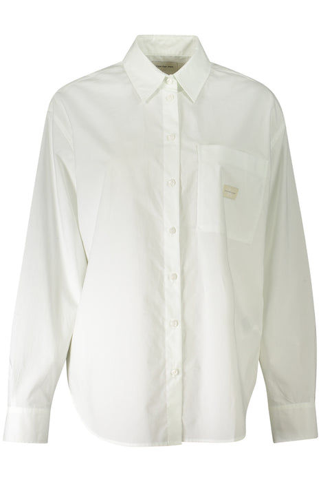 Calvin Klein Long Sleeve Shirt Women White