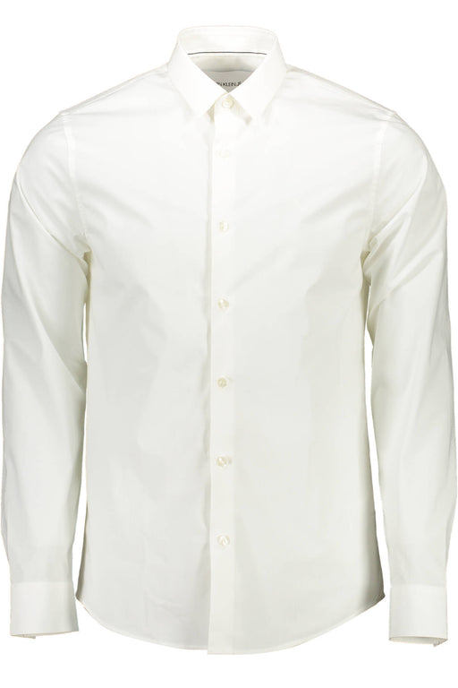 Calvin Klein White Mens Long Sleeve Shirt