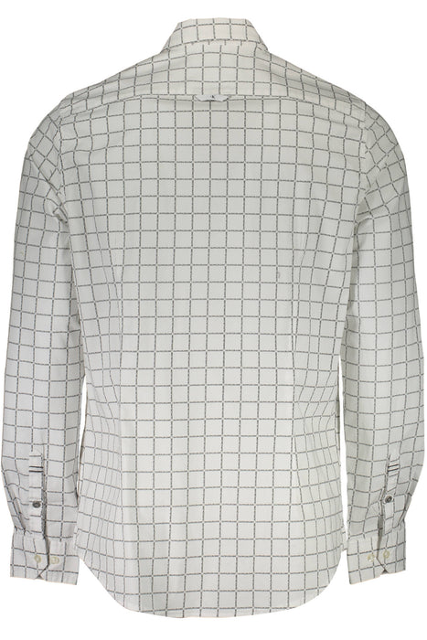 Calvin Klein White Mens Long Sleeve Shirt