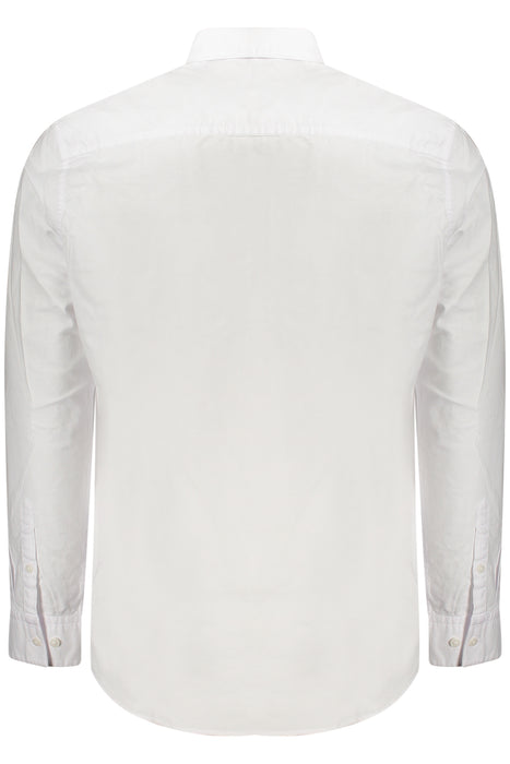 Calvin Klein Mens Long-Sleeved Shirt White