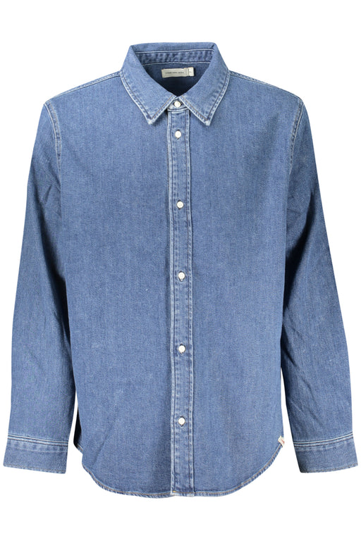 Calvin Klein Long Sleeve Shirt Men Blue