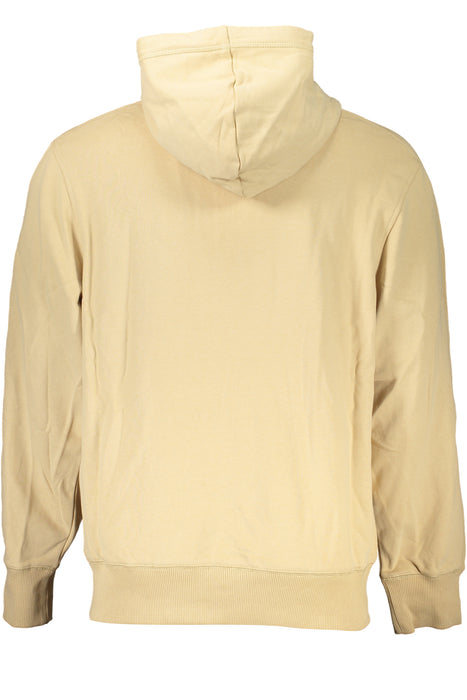 Calvin Klein Mens Beige Zip Sweatshirt