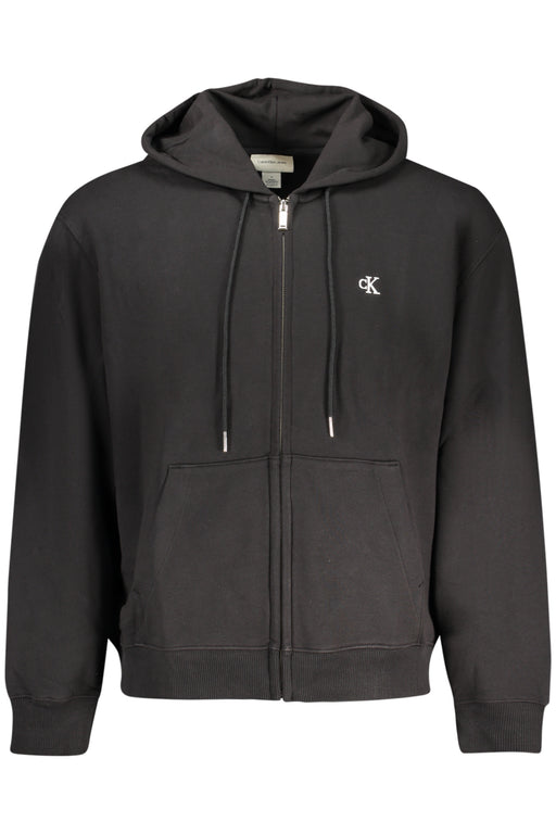 Calvin Klein Mens Black Zip-Up Sweatshirt