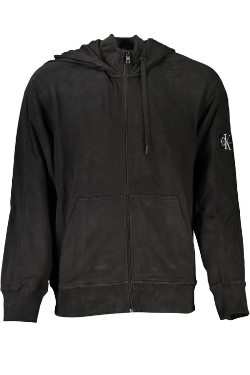 Calvin Klein Mens Black Zip Sweatshirt