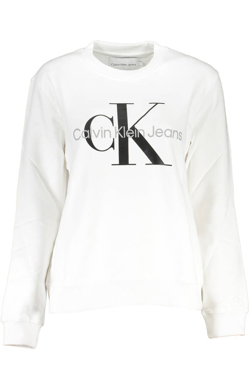 Calvin Klein Womens Zipless Sweatshirt White