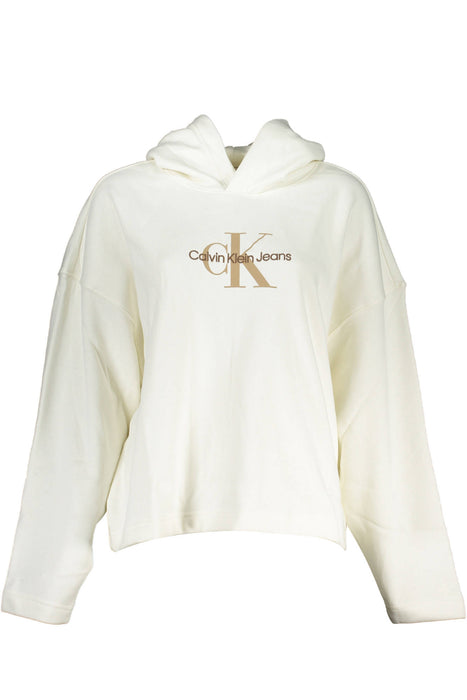 Calvin Klein Womens Sweatshirt Without Zip White
