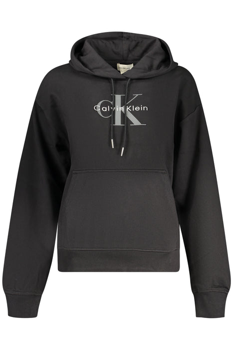Calvin Klein Womens Black Zip-Up Sweatshirt
