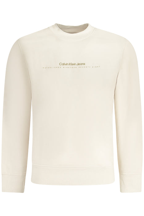 Calvin Klein Sweatshirt Without Zip Men Beige