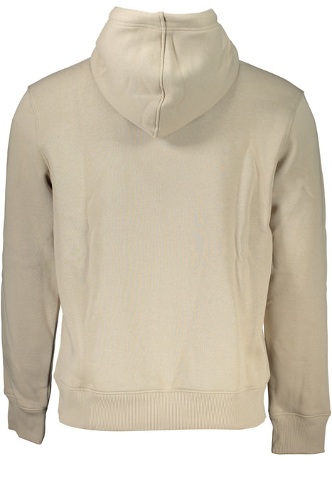 Calvin Klein Mens Beige Zipless Sweatshirt