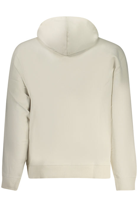 Calvin Klein Mens Zip-Up Sweatshirt, Beige