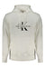 Calvin Klein Mens White Zipless Sweatshirt