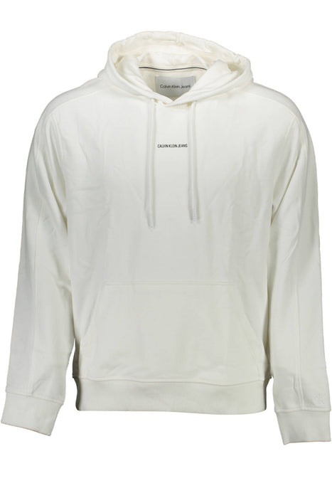 Calvin Klein Mens Zip-Up Sweatshirt White
