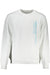 Calvin Klein Mens White Zipless Sweatshirt