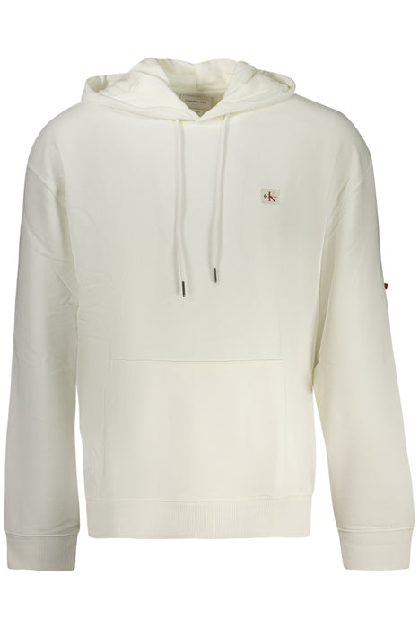 Calvin Klein Mens Zip-Up Sweatshirt White