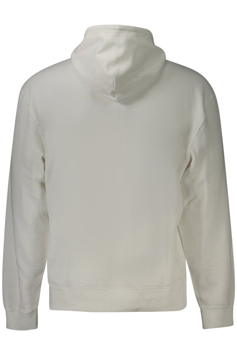 Calvin Klein Mens Zip-Up Sweatshirt White