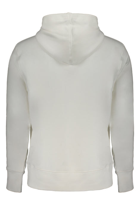 Calvin Klein Mens White Zipless Sweatshirt