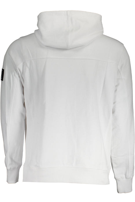 Calvin Klein Mens Zip-Up Sweatshirt White