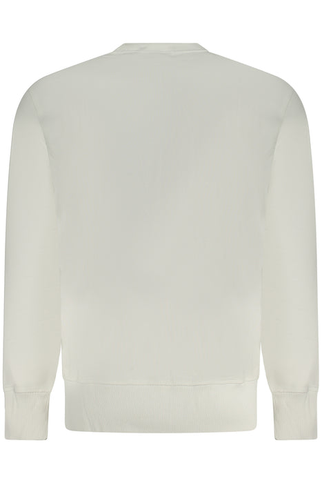 Calvin Klein Mens Zip-Up Sweatshirt White