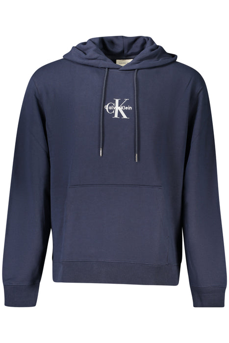 Calvin Klein Mens Blue Zip-Up Sweatshirt