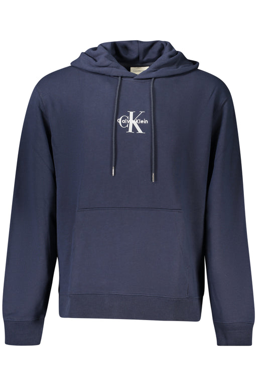 Calvin Klein Mens Blue Zip-Up Sweatshirt