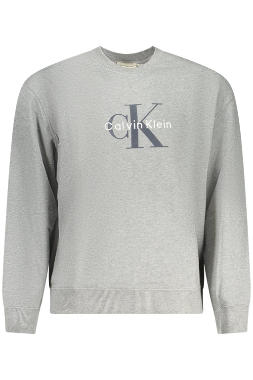 Calvin Klein Mens Gray Zip-Up Sweatshirt