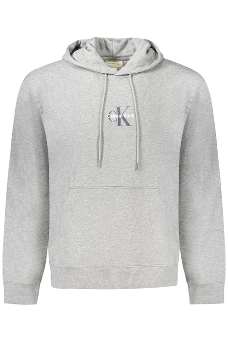 Calvin Klein Mens Gray Zip-Up Sweatshirt