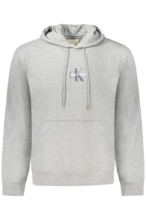 Calvin Klein Mens Gray Zip-Up Sweatshirt