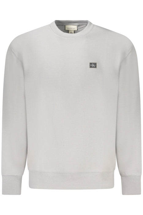 Calvin Klein Mens Zip-Up Sweatshirt Grey