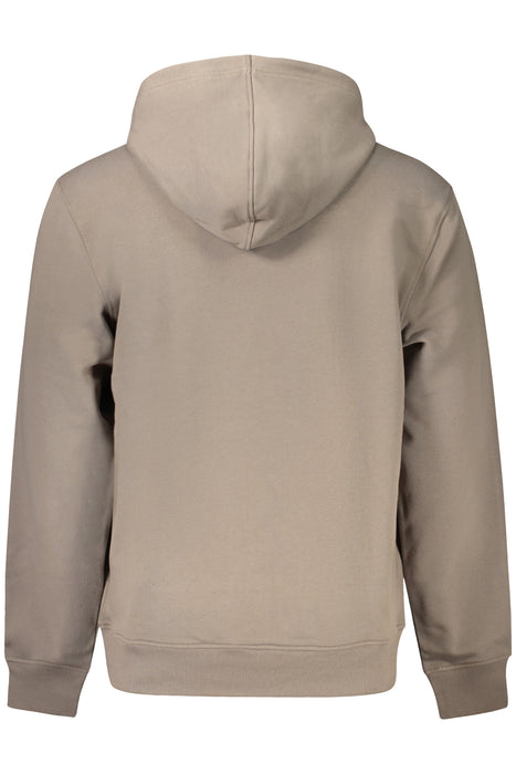 Calvin Klein Mens Brown Zip-Up Sweatshirt
