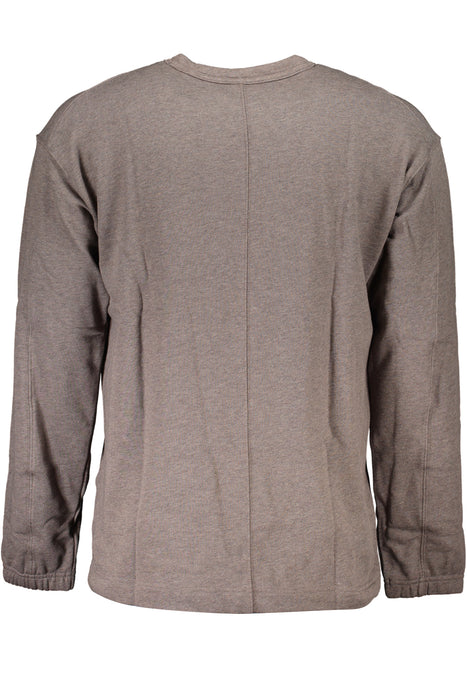 Calvin Klein Mens Brown Zipless Sweatshirt
