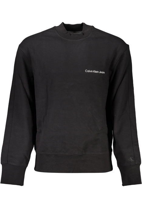 Calvin Klein Mens Black Zipless Sweatshirt