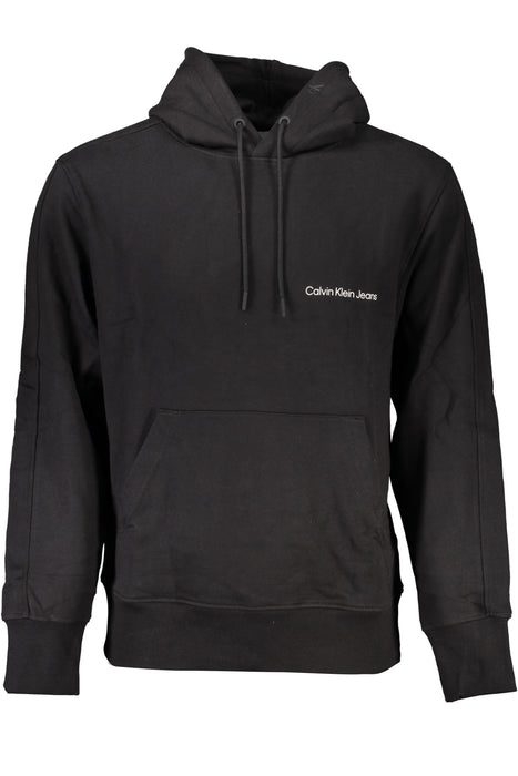 Calvin Klein Mens Black Zipless Sweatshirt