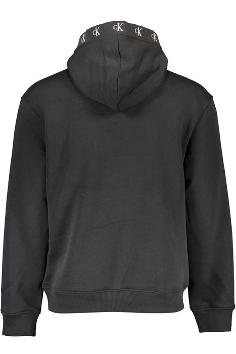 Calvin Klein Mens Black Zip-Up Sweatshirt