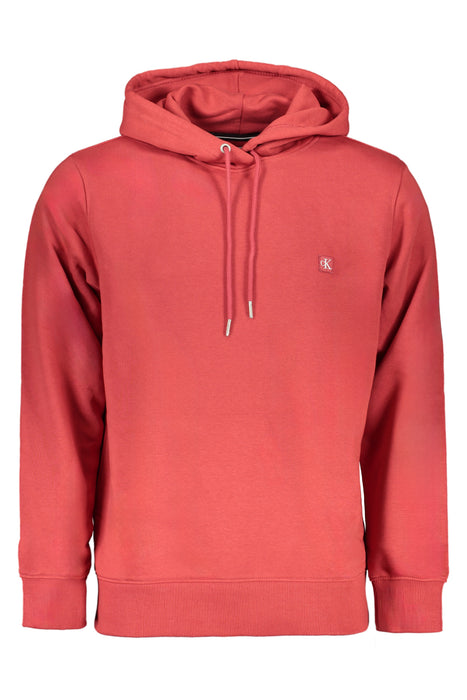 Calvin Klein Mens Red Zip-Out Sweatshirt