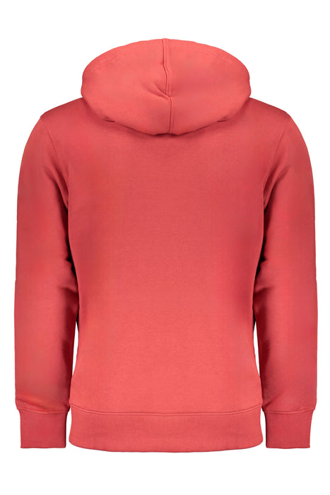 Calvin Klein Mens Red Zip-Out Sweatshirt