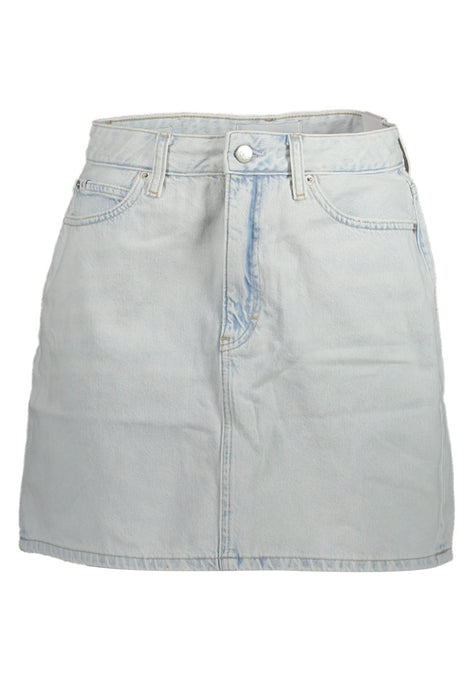 Calvin Klein Womens Light Blue Short Skirt