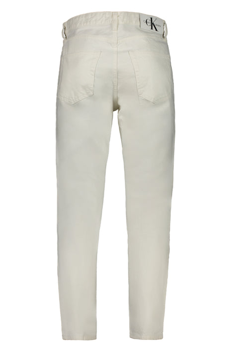 Calvin Klein Mens White Denim Jeans