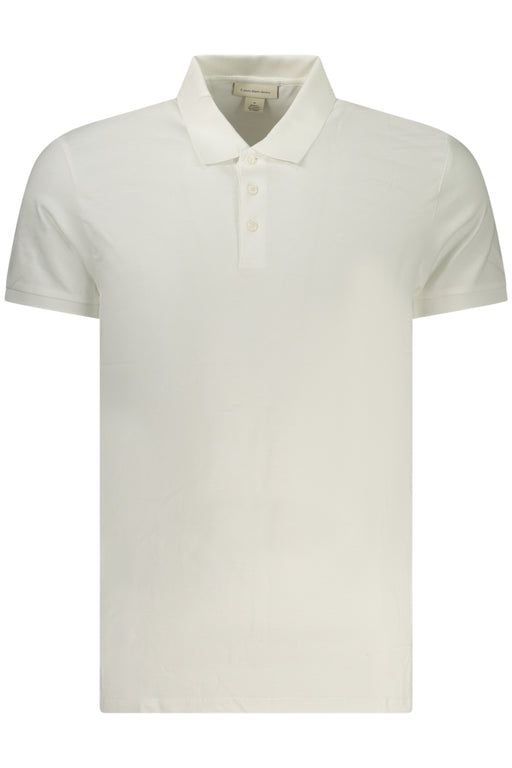 Calvin Klein Mens Short-Sleeve Polo Shirt White